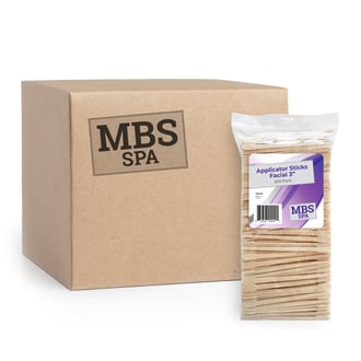 MBS Spa Applicator Sticks Small 3", Case of 10,000