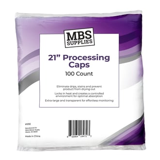 MBS Supplies  21" Processing Caps, 100 Count