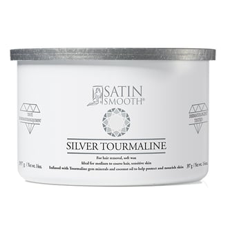 Satin Smooth Silver Tourmaline Wax, 14 oz