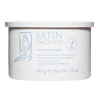 Satin Smooth Pure Clear Soft Wax, 14 oz