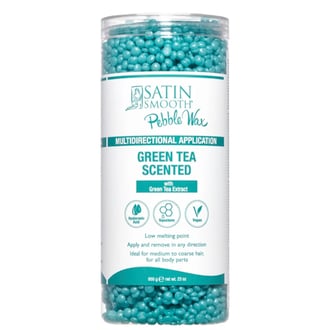Satin Smooth Green Tea Multidirectional Pebble Wax, 23 oz