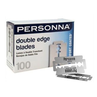 Personna Double Edge Blades, 100 Pack (Comfort Coated)