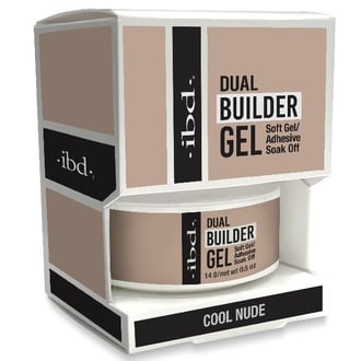 IBD Soft Dual Builder Gel, .5 oz, Warm Nude