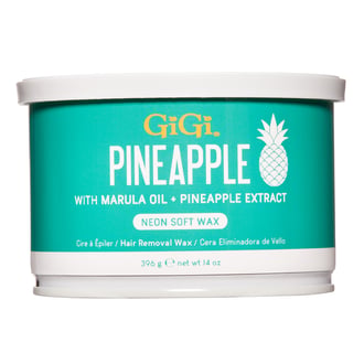 GiGi Pineapple Neon Soft Wax, 14 oz
