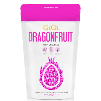 Gigi Neon Hard Wax Beads Dragonfruit, 14 oz