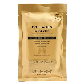 Voesh  Imperial Gold Collagen Gloves, 1 Pair