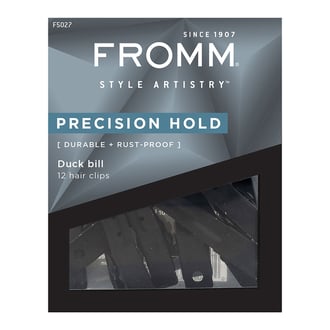 Fromm Style Artistry Duck Bill Clips, 12 Pack