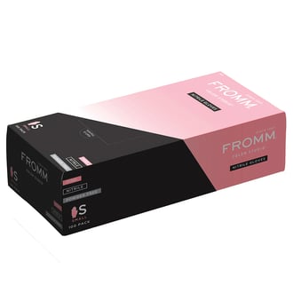 Fromm Color Studio Pink Nitrile Gloves, 100 Pack Fromm Color Studio Pink Nitrile Gloves, 100 Pack