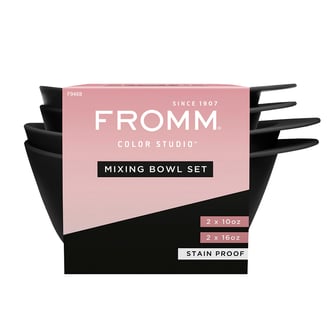 Fromm Color Studio Color Bowl, 4 Pack (The Noir Collection)