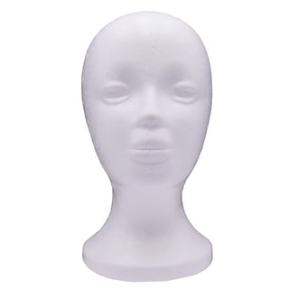 Diane Styrofoam Head with Base
