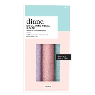 Diane Exfoliating Towel (15" X 8"), 3 Pack