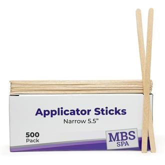 MBS Spa Applicator Sticks Narrow 5.5", 500 Pack MBS Spa Applicator Sticks Narrow 5.5", 500 Pack