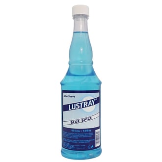 Lustray  Blue Spice After Shave, 14 oz