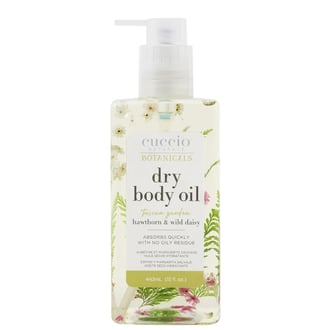 Cuccio Dry Body Oil Tuscan Garden (Hawthorn & Wild Daisy), 15 oz