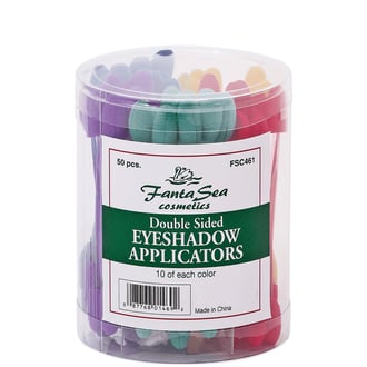 Fanta Sea Double Sided Eye Shadow Applicators, 50 Pack