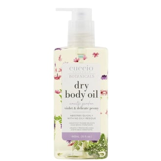 Cuccio Dry Body Oil Amalfi Garden (Violet & Delicate Peony), 15 oz