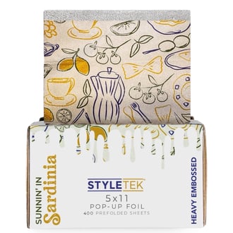 StyleTek Sunnin' In Sardinia Collection Pop-Up Foil, 5" x 11" 400 Sheets StyleTek Sunnin' In Sardinia Collection Pop-Up Foil, 5" x 11" 400 Sheets