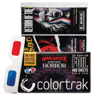 Colortrak Hair Raiser Horror Pop-up Foil 5" x 11", 400 Sheets