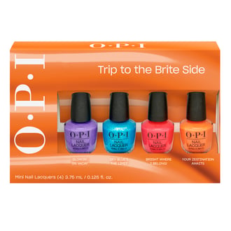 OPI Nail Lacquer, 4 Piece Mini-Pack (Trip to the Brite Side Collection)