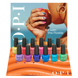 OPI Nail Lacquer, 12 Piece Vac Tray Display (Trip to the Brite Side Collection)