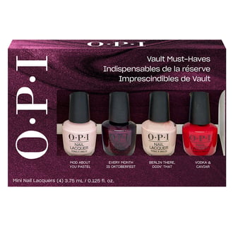 OPI Nail Lacquer, 4 Piece Mini-Pack (OPI's Most Requested Collection)