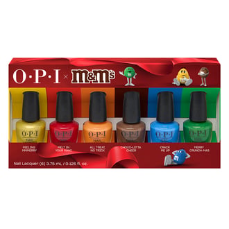 OPI Nail Lacquer, 6 Piece Mini-Pack (OPI x M&M Collection)