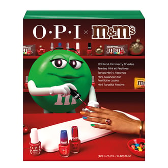 OPI Nail Lacquer, 12 Piece Mini-Pack (OPI x M&M Collection)