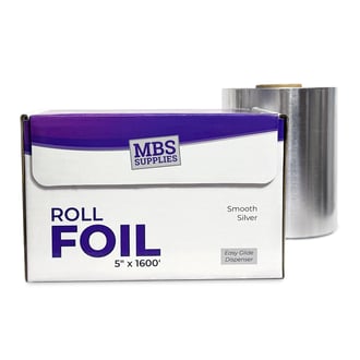 MBS Supplies Silver Roll Foil 5" x 1600' (Smooth)