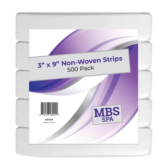 MBS Spa Non-Woven Strips 3" x 9", 500 Pack
