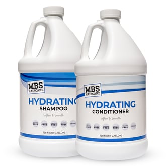 MBS Haircare Hydrating Shampoo & Conditioner, Gallon (Duo Pack)