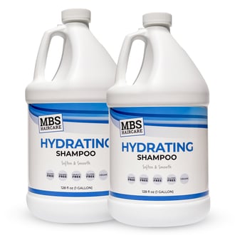 MBS Haircare Hydrating Shampoo, Gallon (Duo Pack)