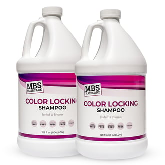 MBS Haircare Color Locking Shampoo, Gallon (Duo Pack)