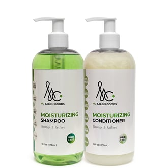 MC Salon Goods Moisturizing Shampoo & Conditioner Combo, 16 oz