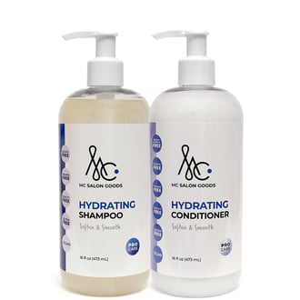 MC Salon Goods Hydrating Shampoo & Conditioner Combo, 16 oz