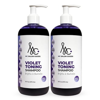 MC Salon Goods Violet Toning Shampoo, 16 oz (2 Pack) MC Salon Goods Violet Toning Shampoo, 16 oz (2 Pack)