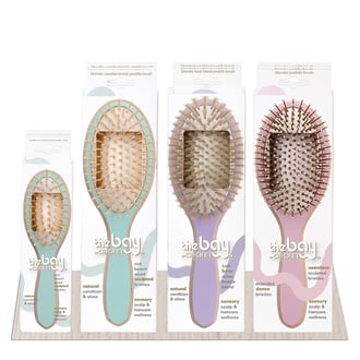 Cricket The Painted Ladies Paddle Brush Series, 12 Piece Display