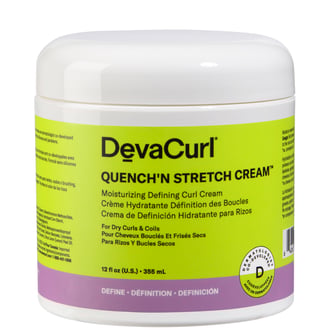 DevaCurl Quench'N Stretch Cream, 12 oz DevaCurl Quench'N Stretch Cream, 12 oz