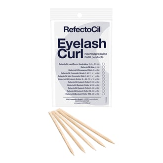 RefectoCil Eyelash Curl & Lift Application Rosewood Sticks, 5 Pack