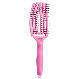 Olivia Garden Finger Brush, Medium (Arctic Frost)
