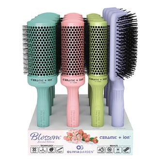 Olivia Garden Blossom Ceramic + Ion Speed XL, 18 Piece Display
