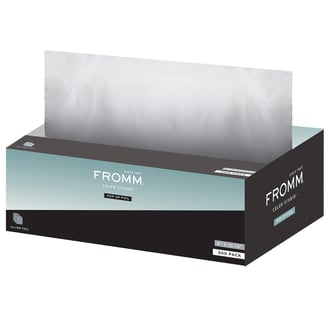 Fromm Color Studio Pop-Up Silver Foil 9" x 10.75", 500 Pack