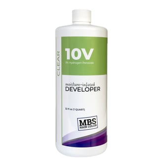 MBS Hair Color 10 Volume Moisture-Infused Clear Developer, 32 oz