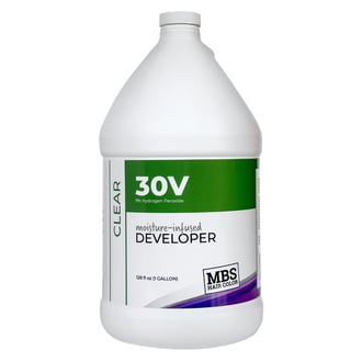 MBS Hair Color 30 Volume Moisture-Infused Clear Developer, Gallon