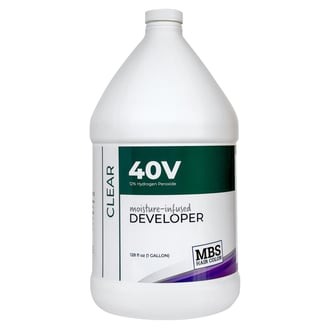 MBS Hair Color 40 Volume Moisture-Infused Clear Developer, Gallon