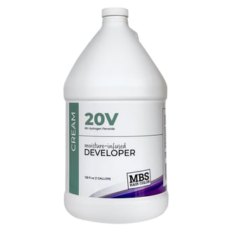 MBS Hair Color 20 Volume Moisture-Infused Cream Developer, Gallon