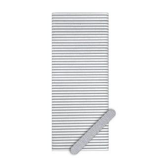 MBS Nail Care 3.5" Zebra Files, 50 Pack (180/180 Grit)