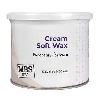 MBS Spa Cream Soft Wax, 13.52 oz