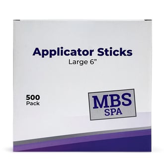 MBS Spa Applicator Sticks Large 6", 500 Pack