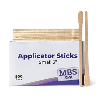 MBS Spa Applicator Sticks Small 3", 500 Pack