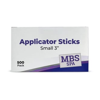 MBS Spa Applicator Sticks Small 3", 500 Pack